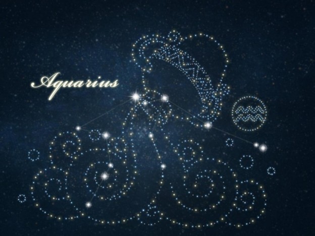 Aquarius Horoscope Desktop Background