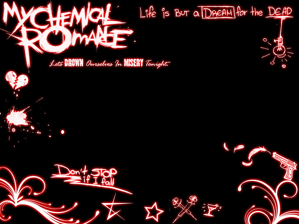 My Chemical Romance Wallpaper By Claireredfield68