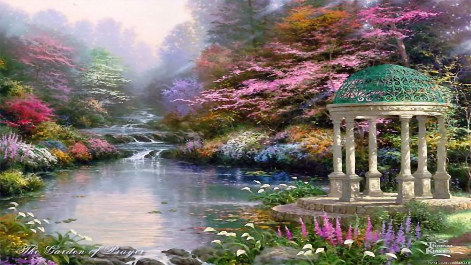 Free download Thomas kinkade wallpaper paintings art hd desktop