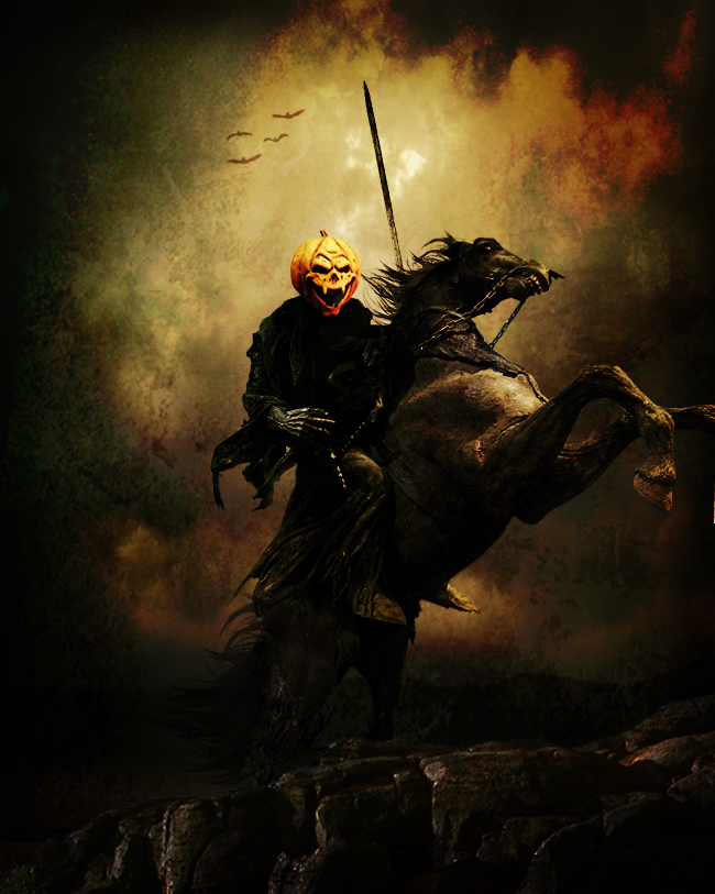 Fashion And Action The Headless Horseman Halloween Art Gallery