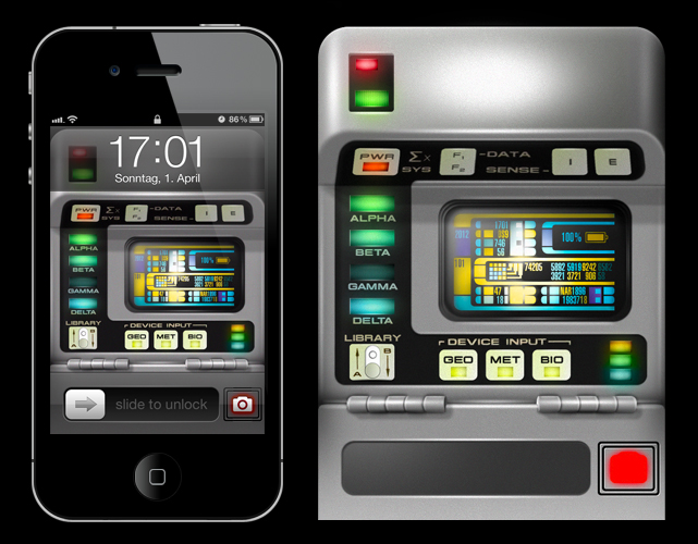 Star Trek iPhone Wallpaper Series Tricorder By Misterxon On