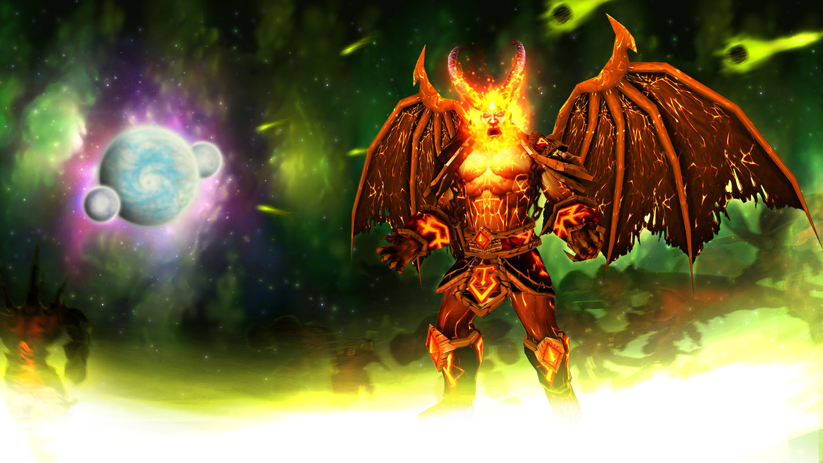 Sargeras Lord Of The Burning Legion By Hipnosworld