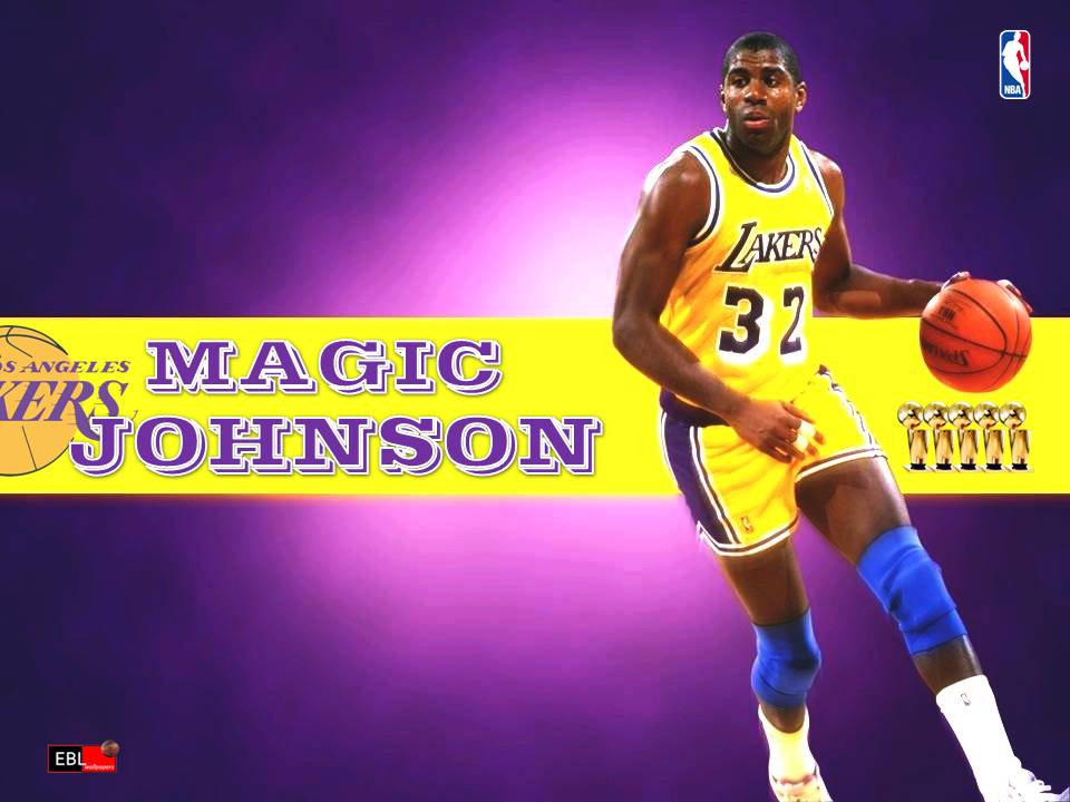 Magic Johnson Lakers Wallpaper X