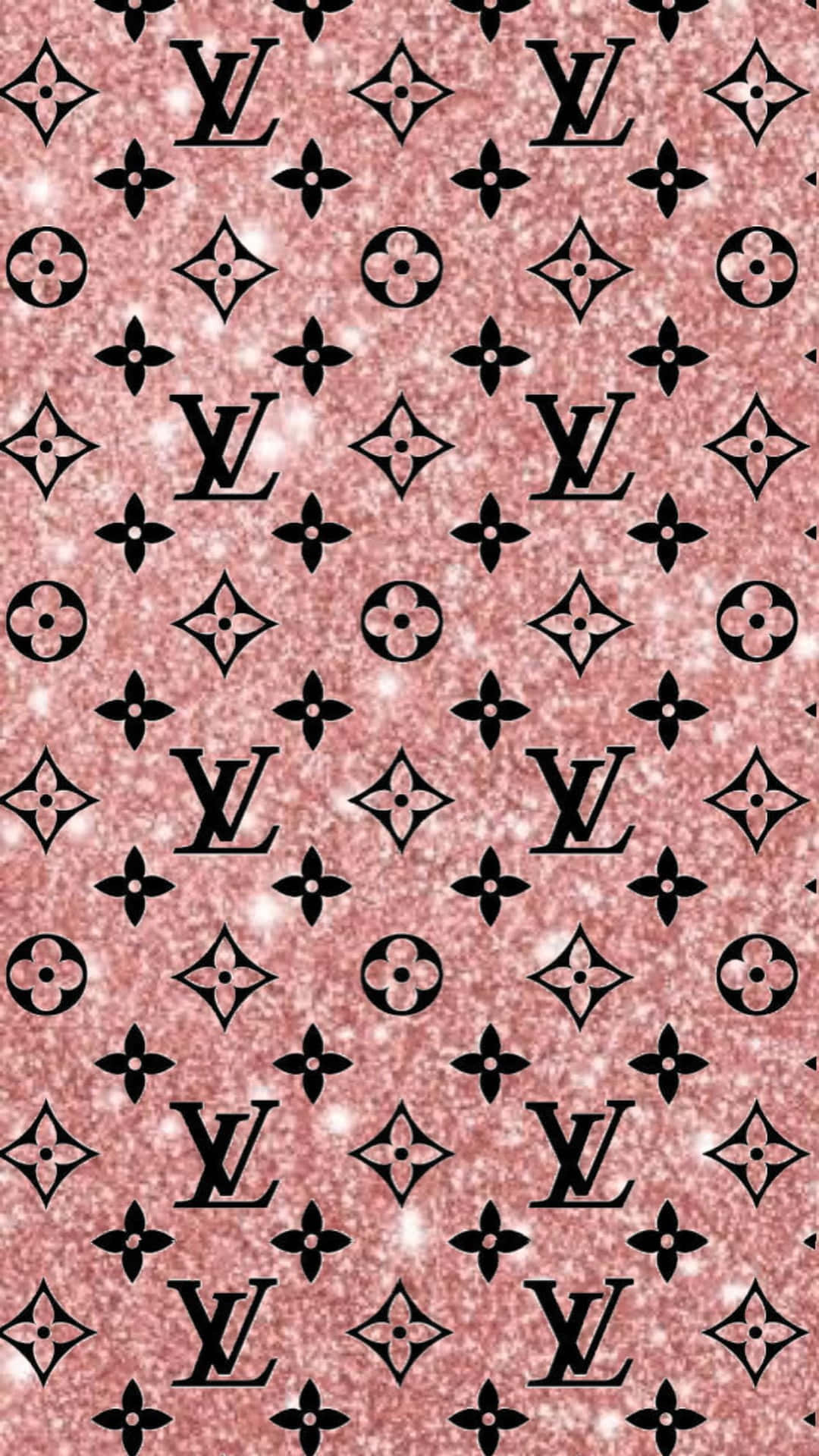 Louis Vuitton Logo Wallpaper Pink