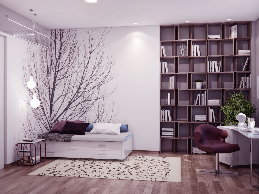 Neutral Nature Inspired Bedroom Interior Design