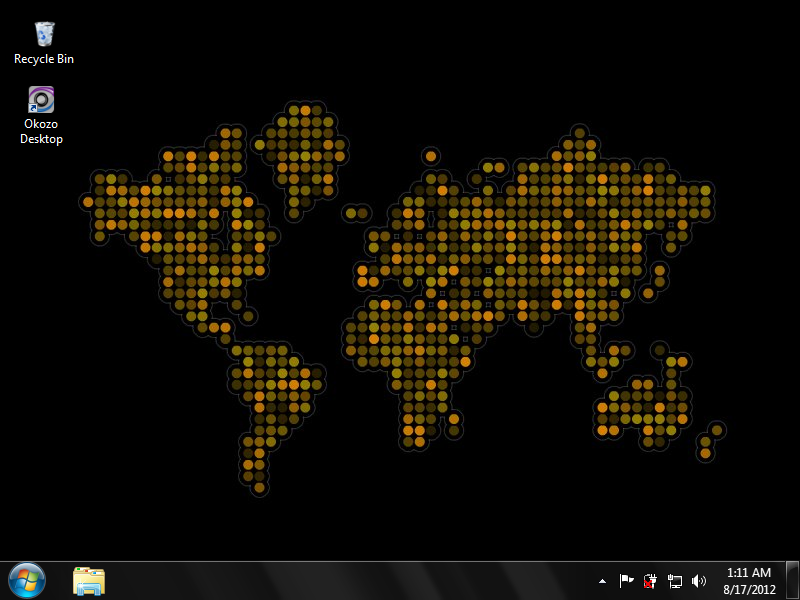 World Map Desktop Wallpaper   Behold an animated pixelated world map
