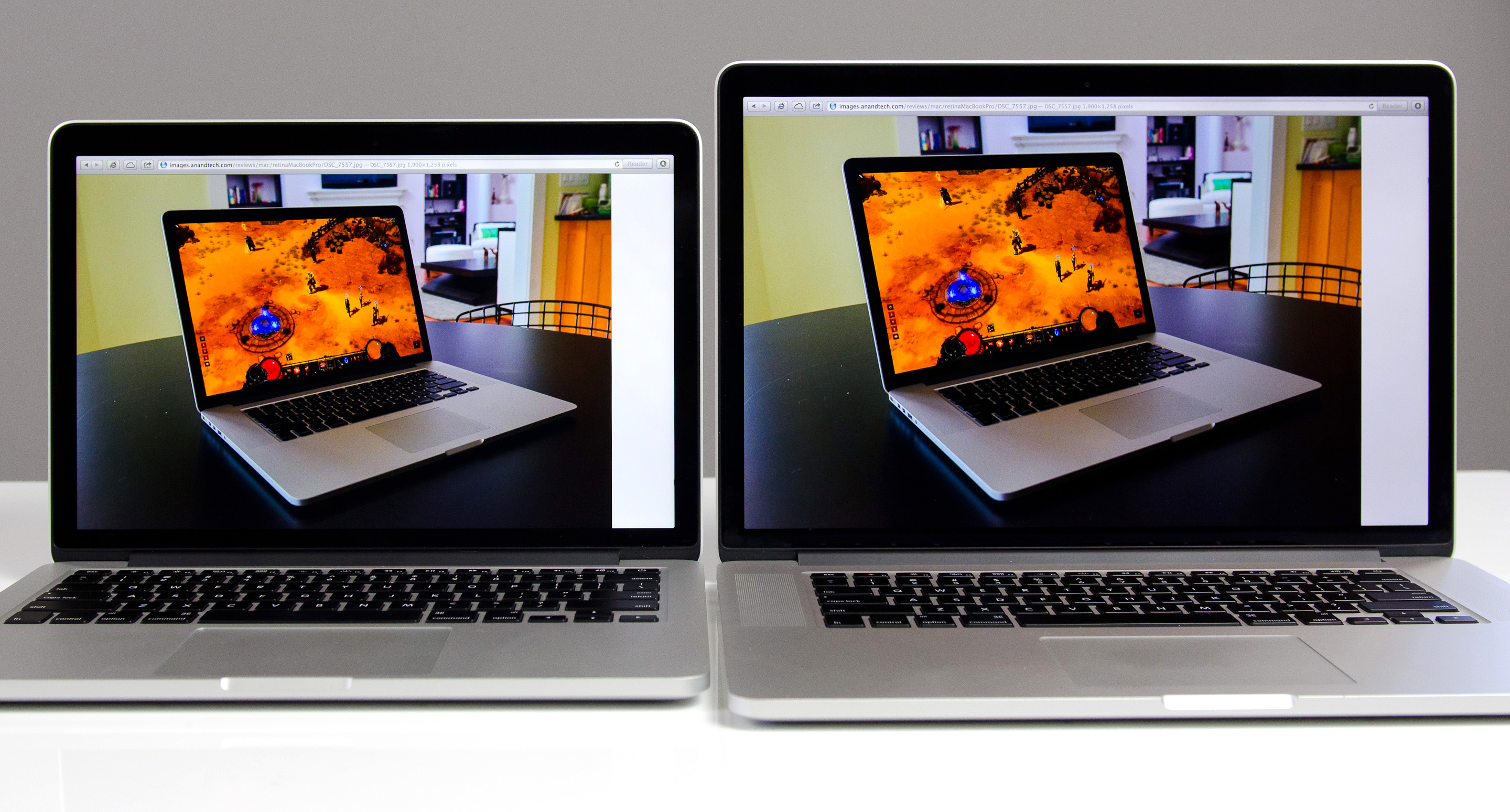 Macbook Pro Vs HD Photos Gallery