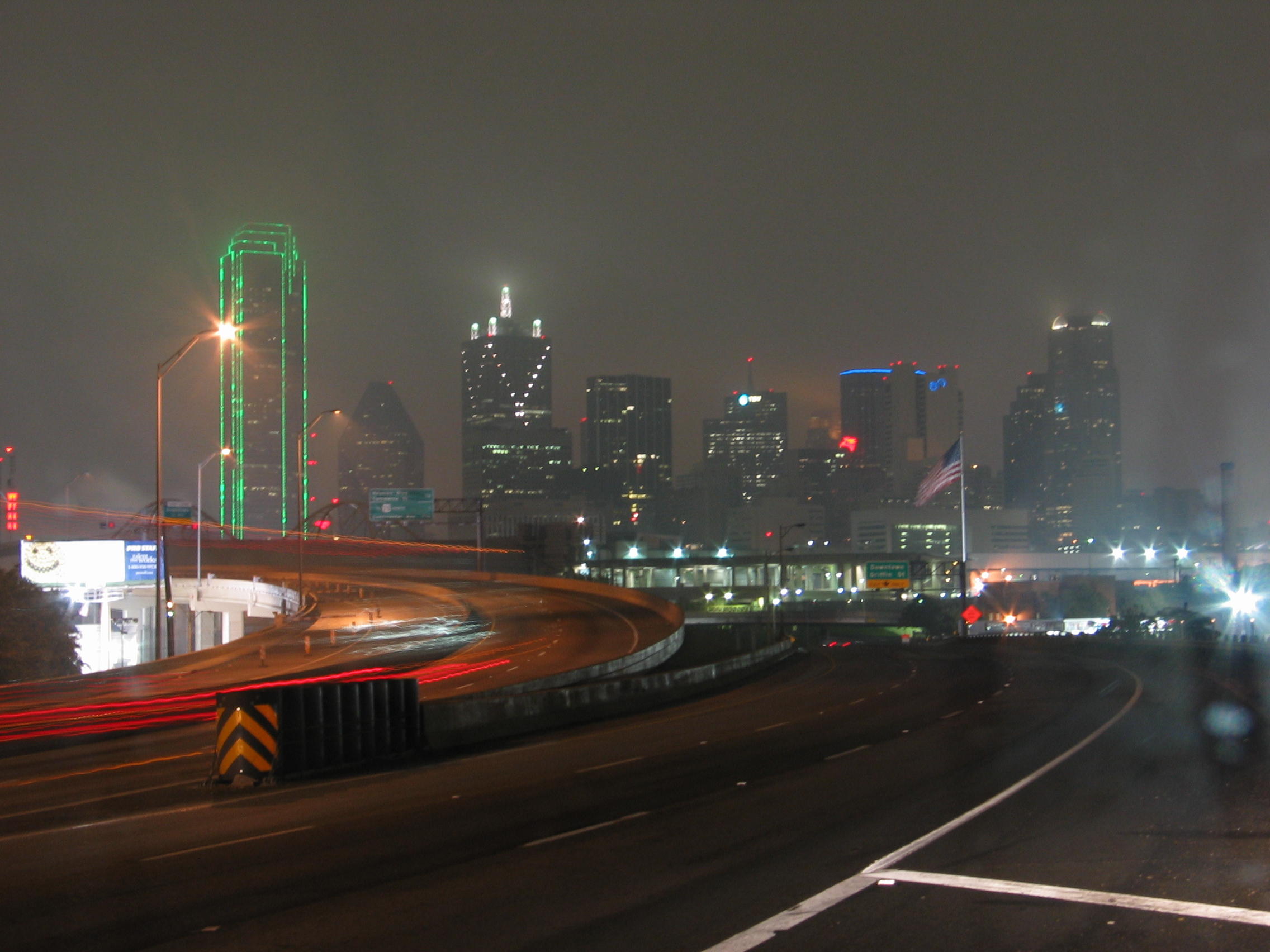 Dallas Texas Downtown At Night