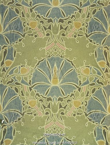 The Saladin Wallpaper By C F A Voysey England 19th Century