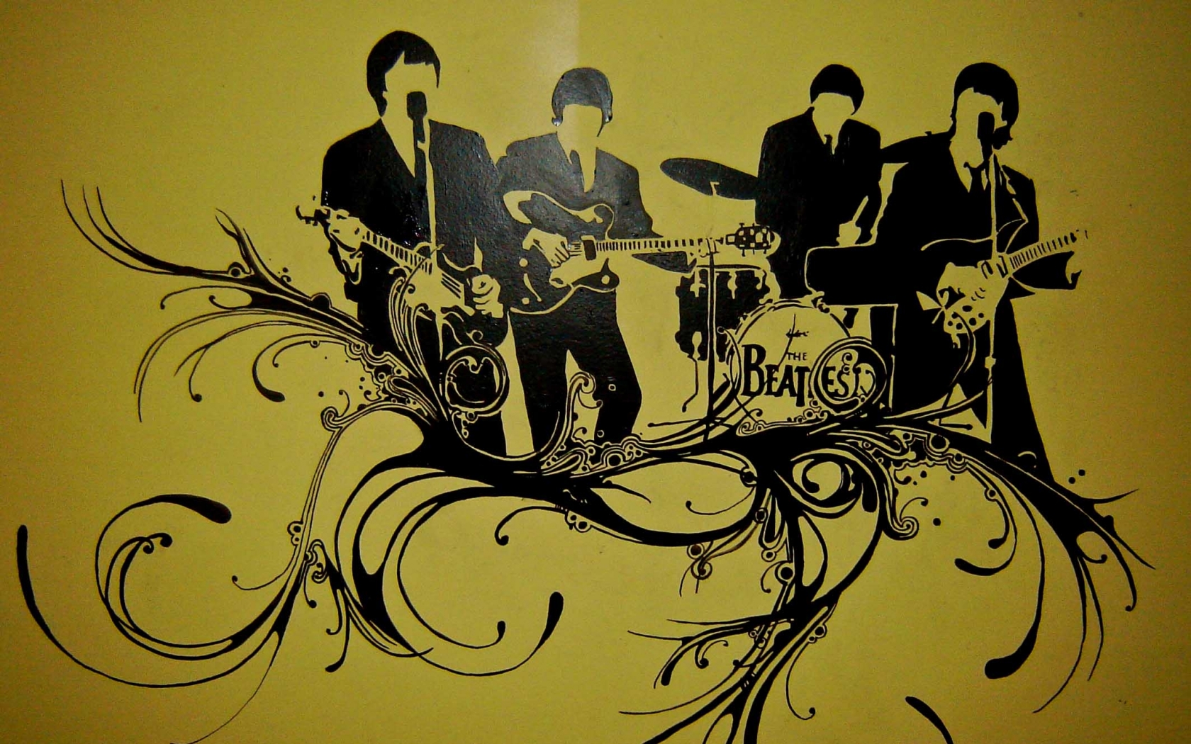 The Beatles Wallpaper Art HD