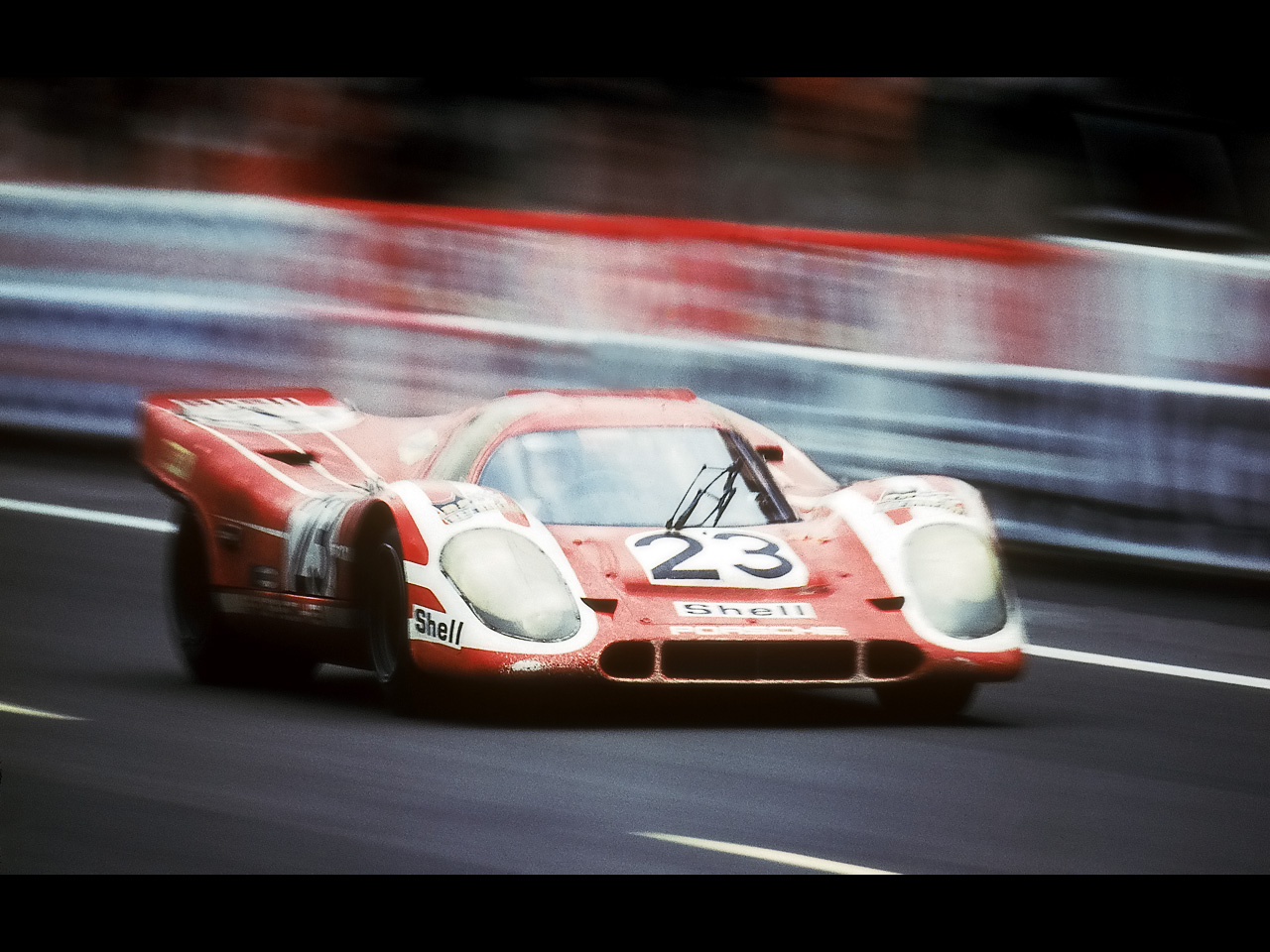 Porsche Hans Herrmann At Le Mans Wallpaper