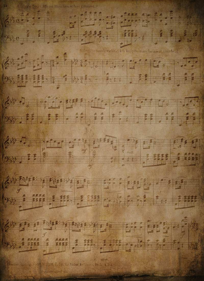 Pap2 Music Sheet Background By Photography Backdrop