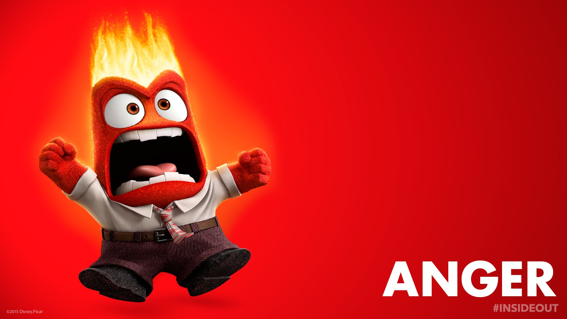 Inside Out Anger Wallpaper   Animated Movies Wallpaper 38596551 1920x1080