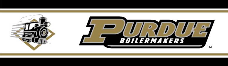 Purdue Boilermakers Tall Wallpaper Border Under Ncaa College