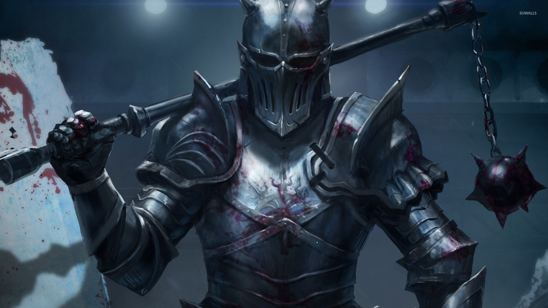 Armored Knight Wallpaper Fantasy