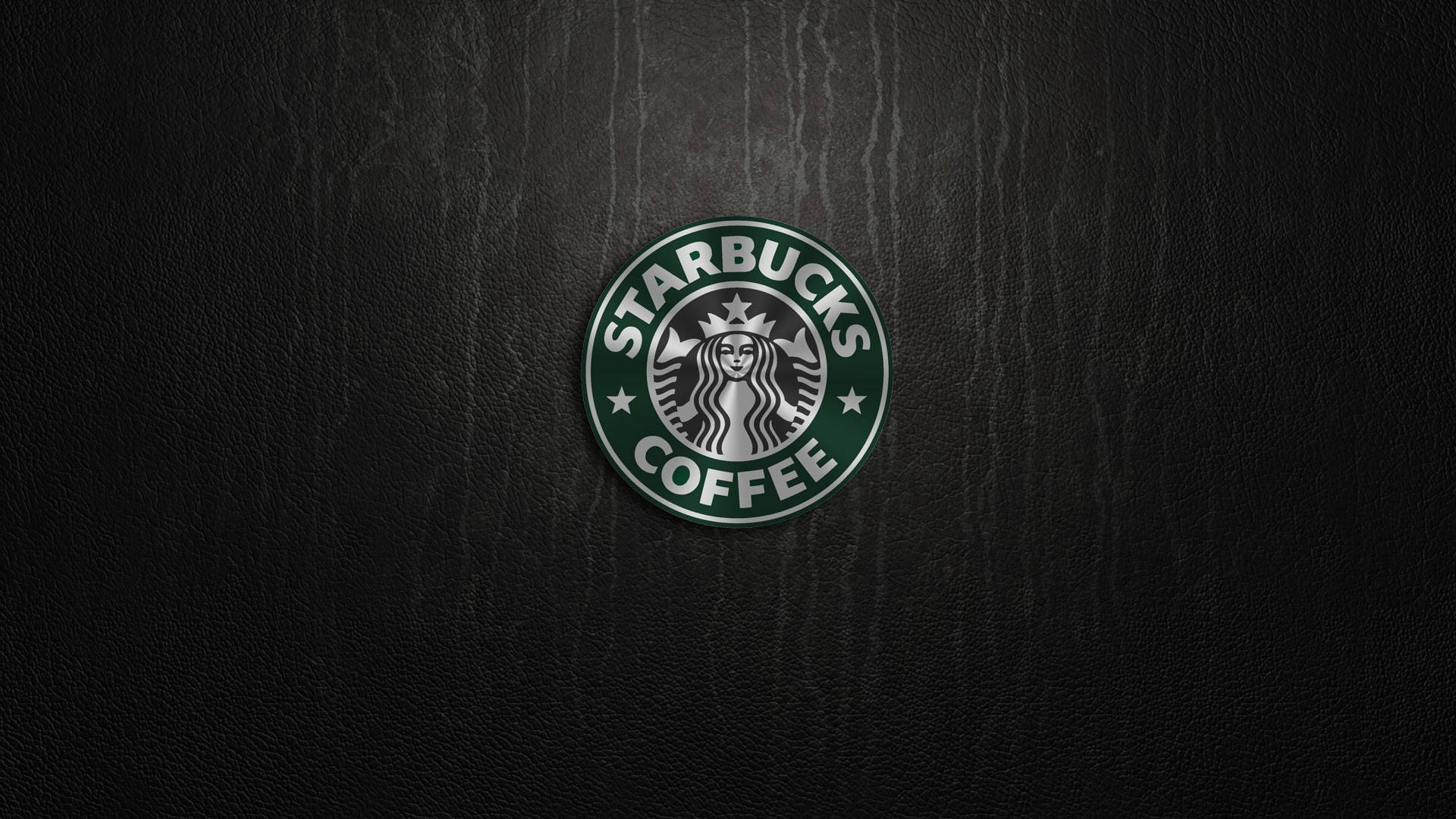 Starbucks Logo On Dark Wallpaper