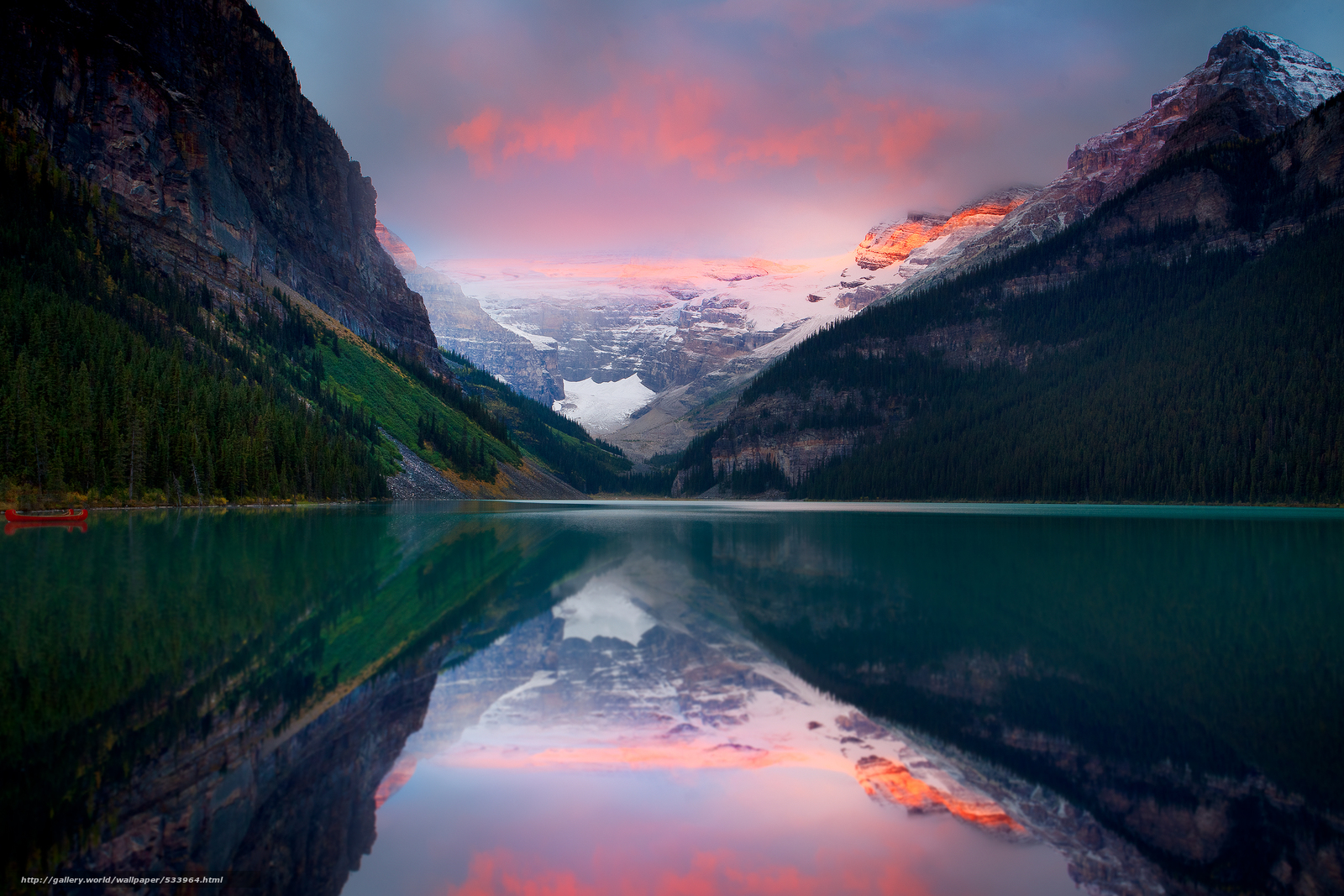 Louise Banff National Park Alberta Canada Desktop Wallpaper