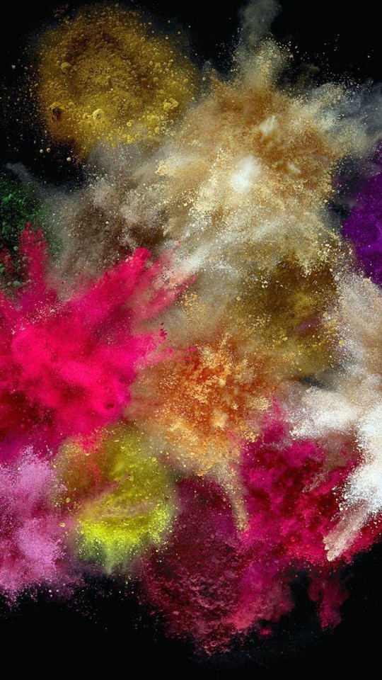 Watercolor Explosion Wallpaper iPhone