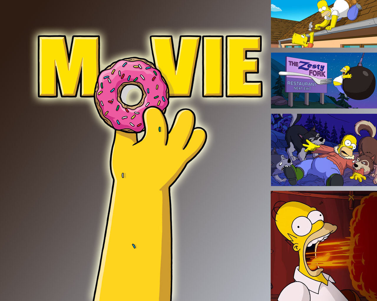 The Simpsons Movie Wallpaper HD Background Image