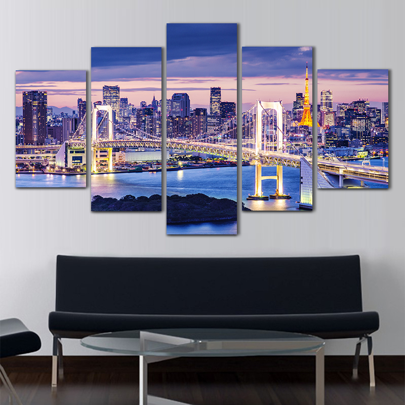 Free download Tokyo Bay Wallpaper Printed Painting Oil Painting On ...