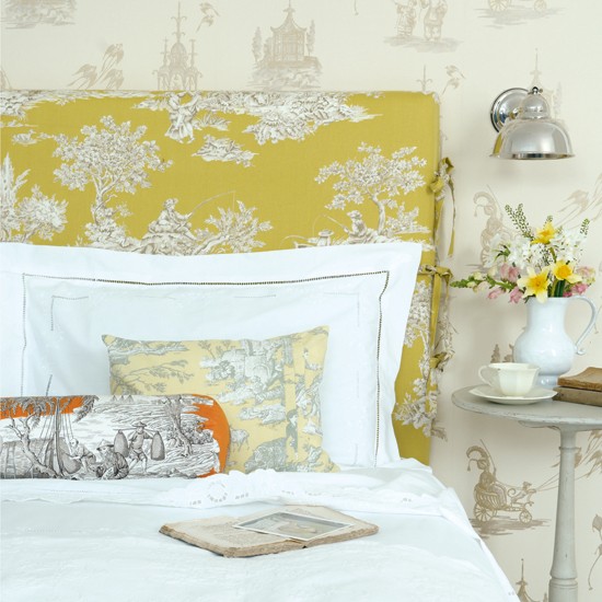 Zesty Yellow Bedroom Wallpaper And Fabric Ideas For Spring