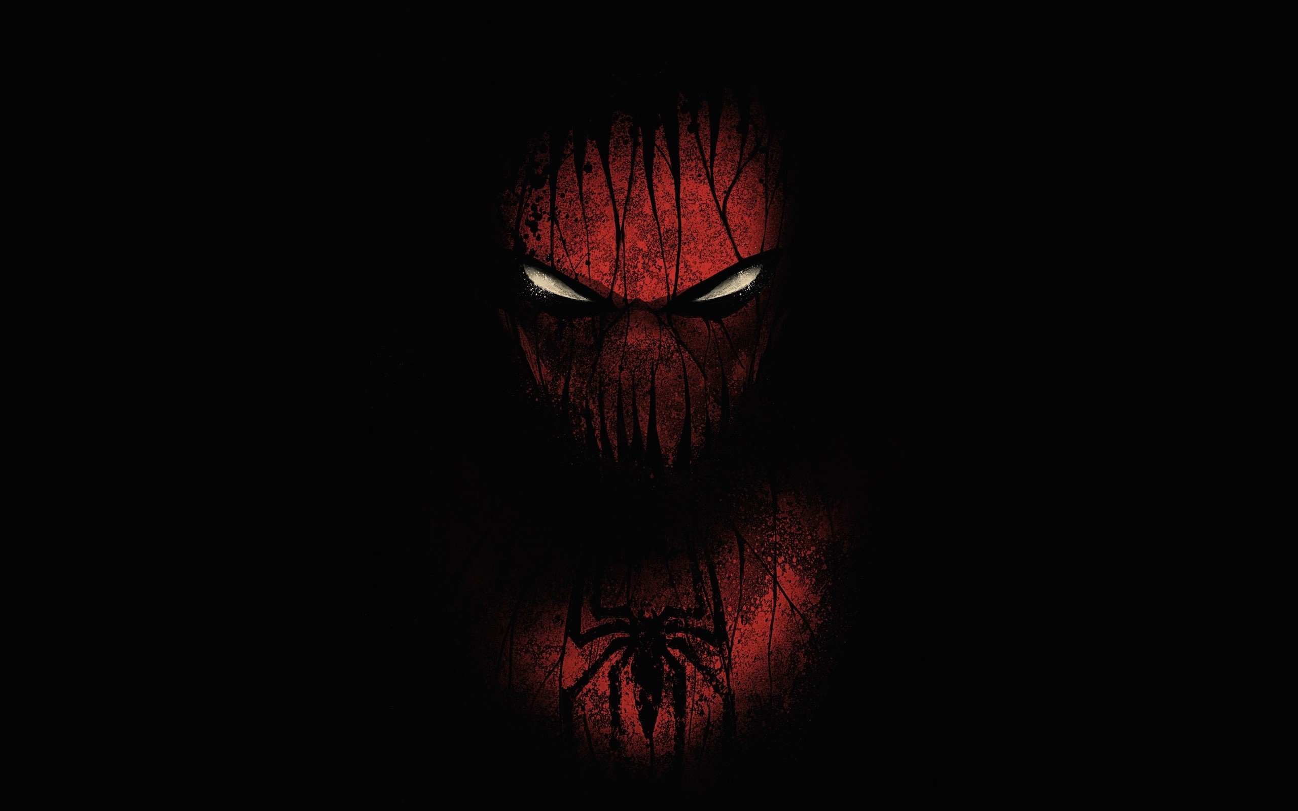 Black Red Spider Man Artwork Marvel Ics Background Wallpaper