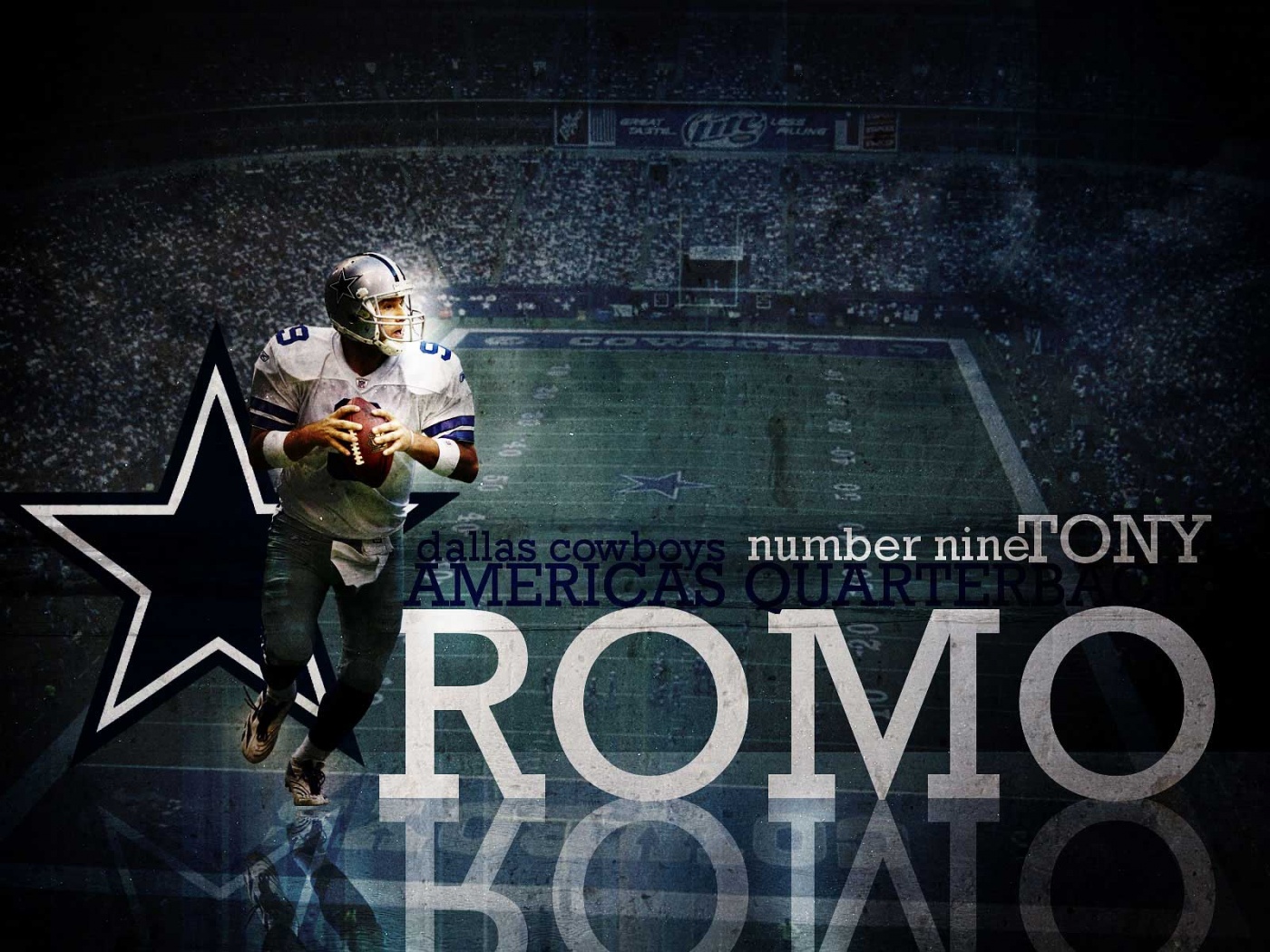 Tony Romo Dallas Cowboys Wallpaper 1400x1050
