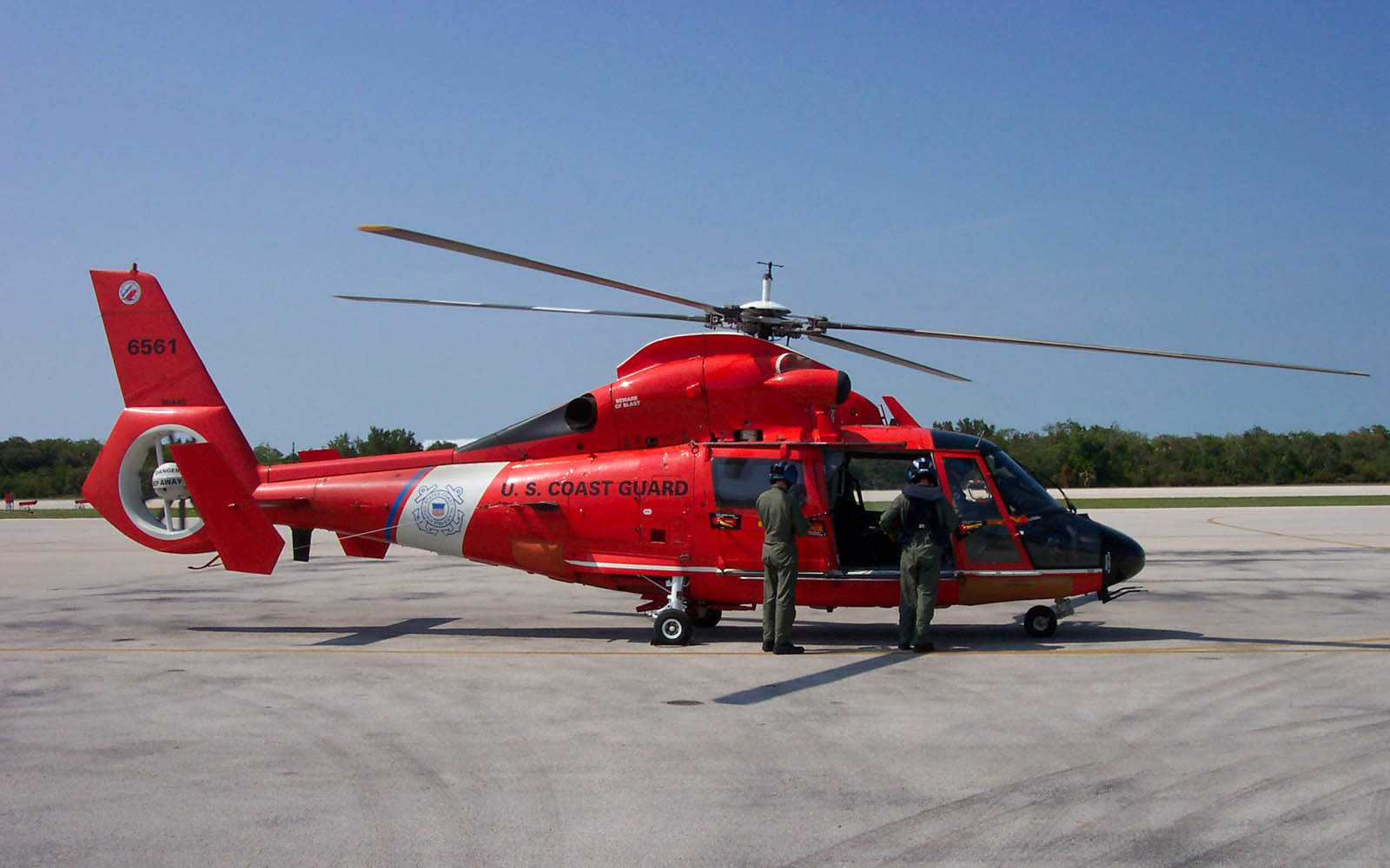 HH 65 Dolphin US Coast Guard Helicopter Wallpapers Wallpaper