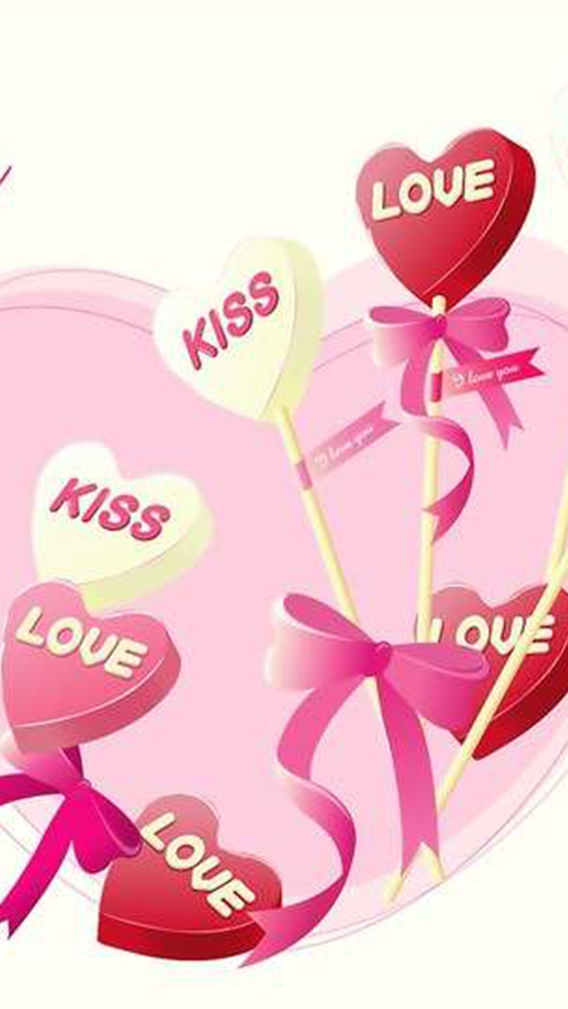 Kiss Love Wallpaper iPhone
