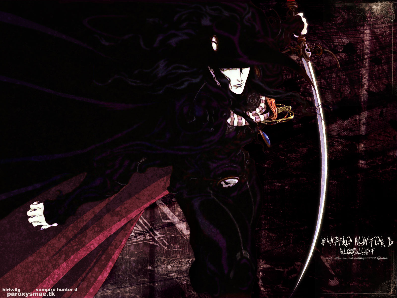 Hunter D Wallpaper Anime Desktop Background Vampire