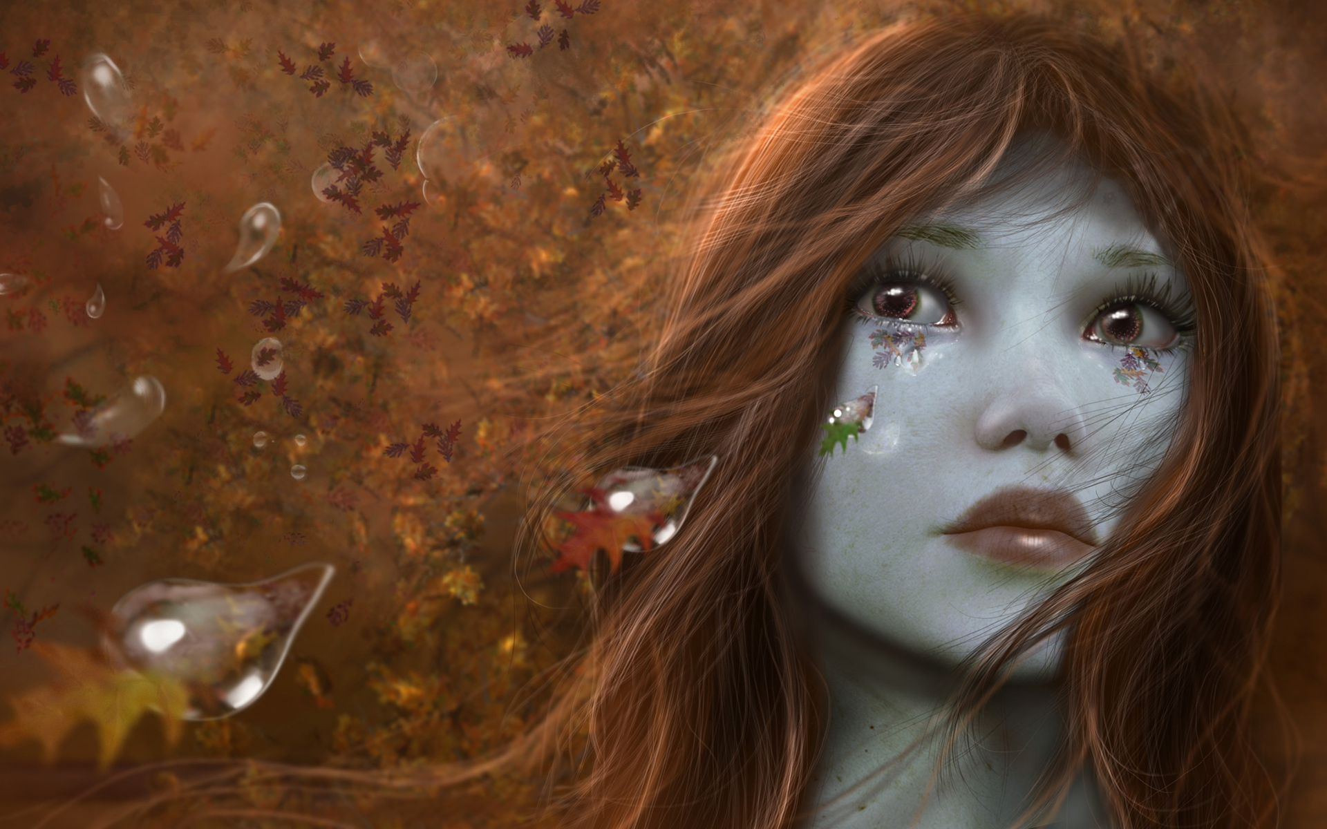 Tears Of Autumn Wallpaper