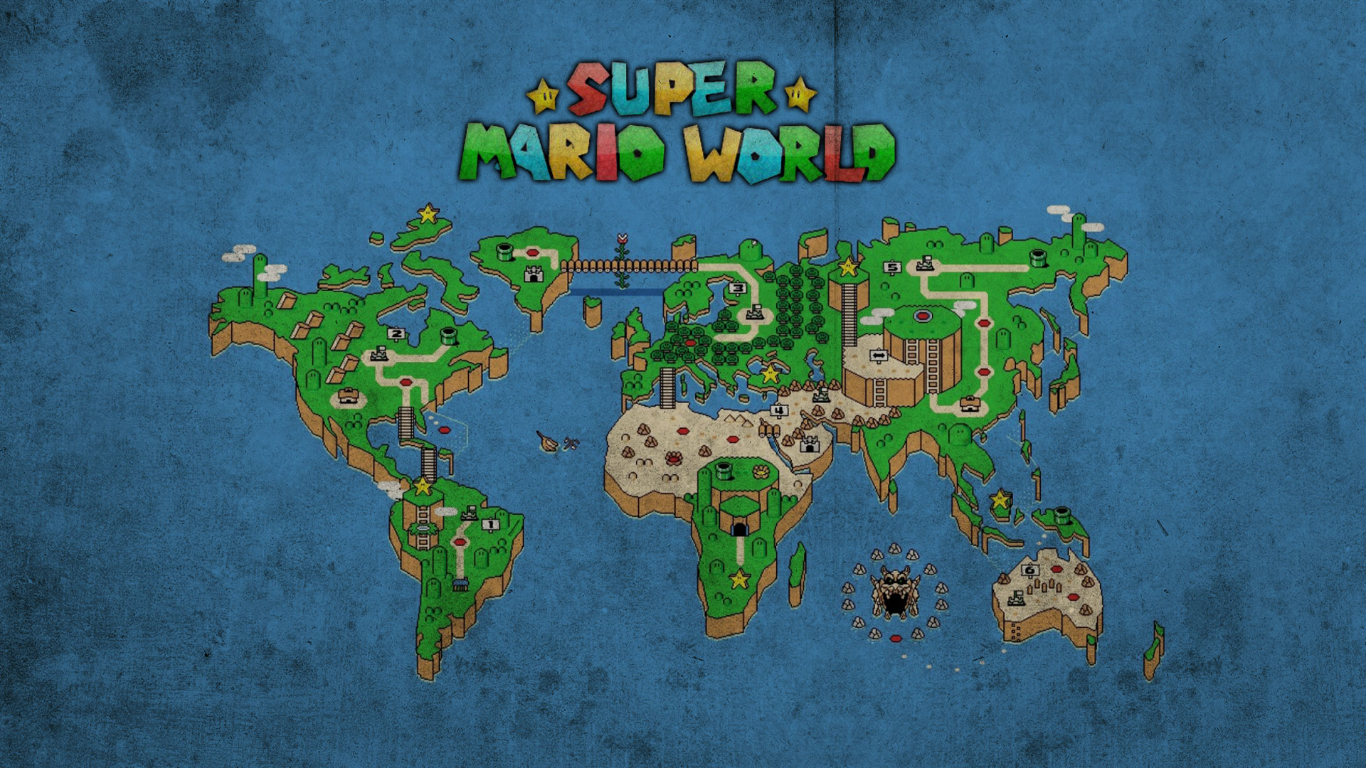 Cran Super Mario World Tous Les Wallpaper
