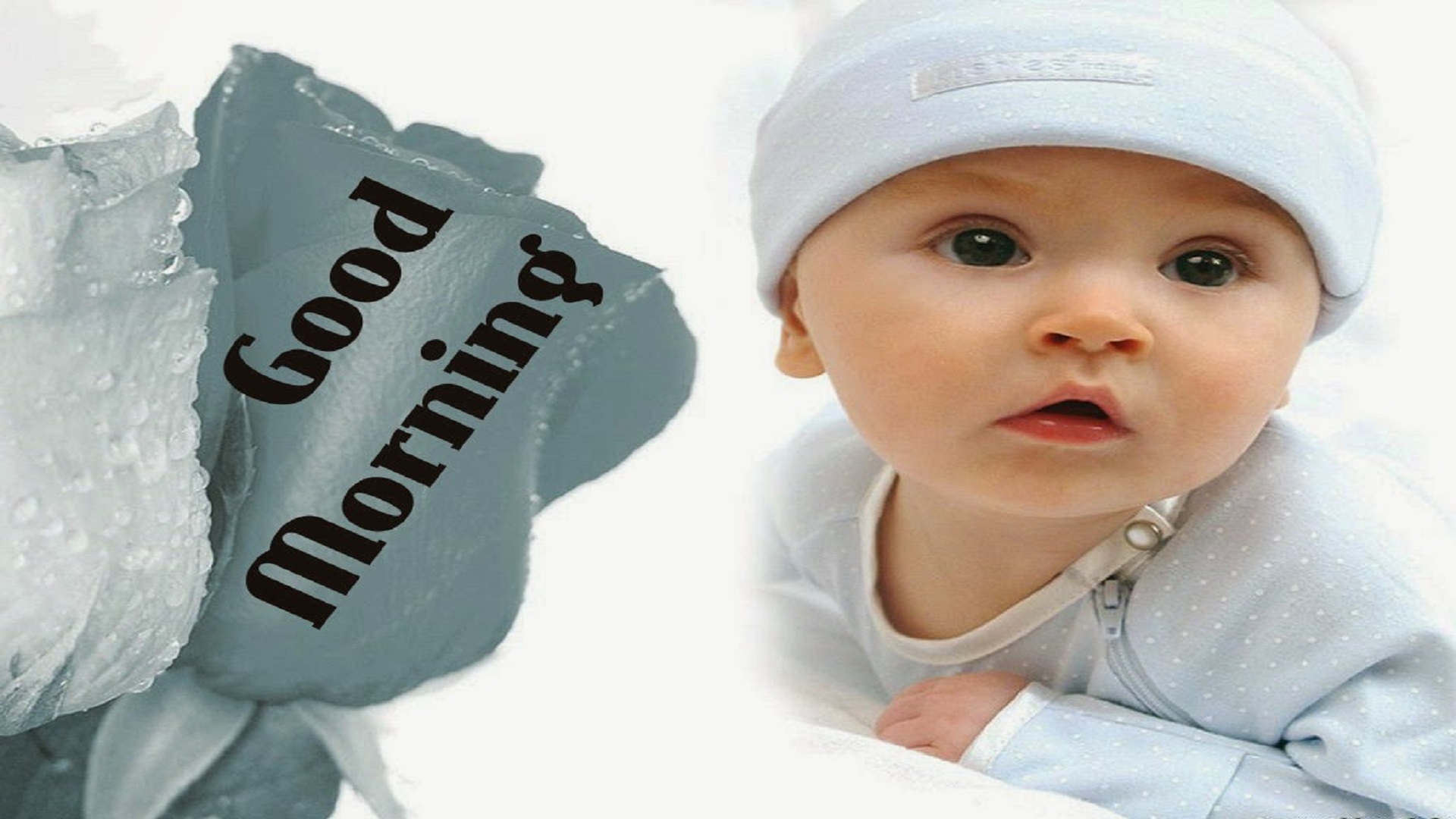 Good Morning Beautiful Baby HD Wallpaper