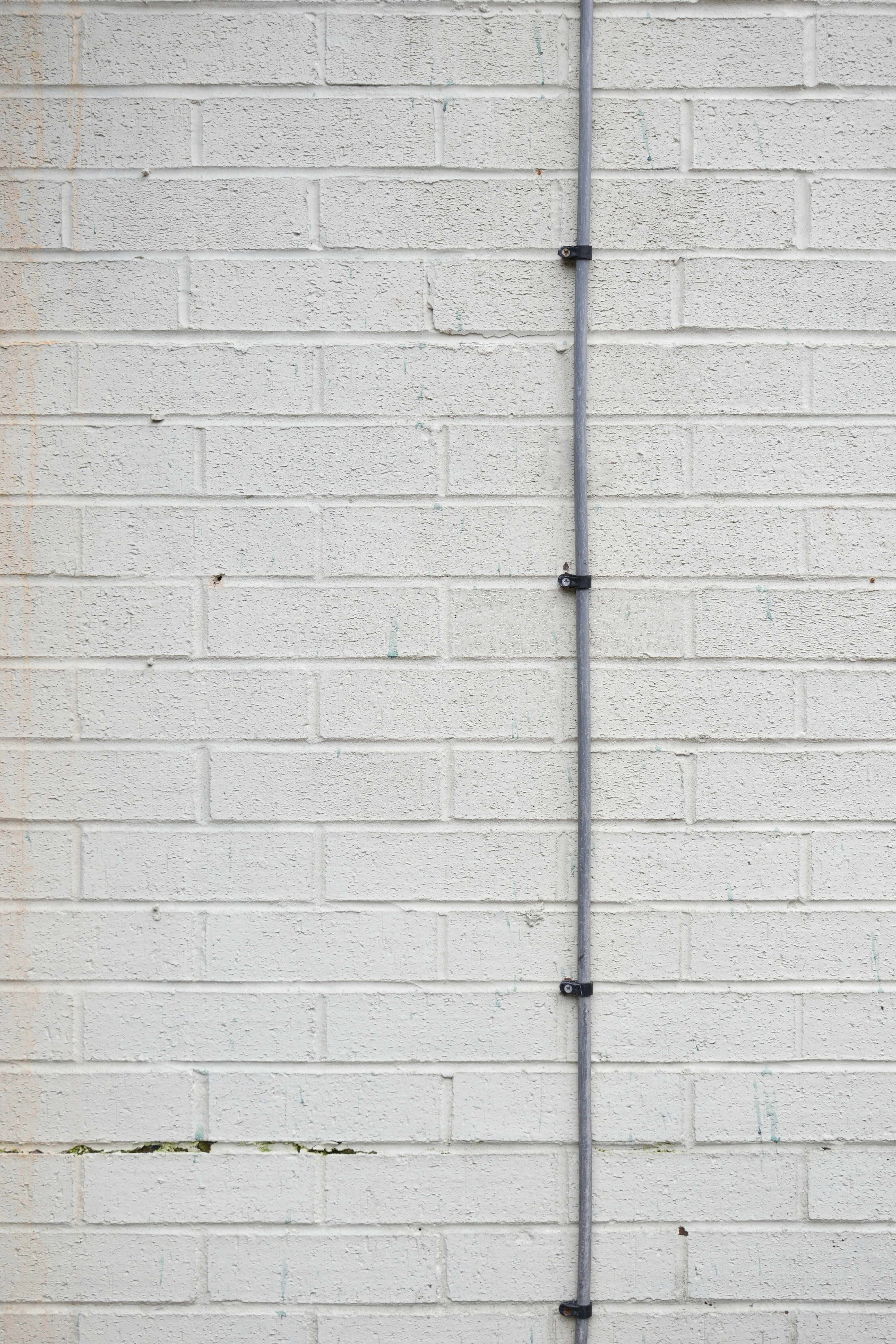 White Brick Wall Background Wallpaper