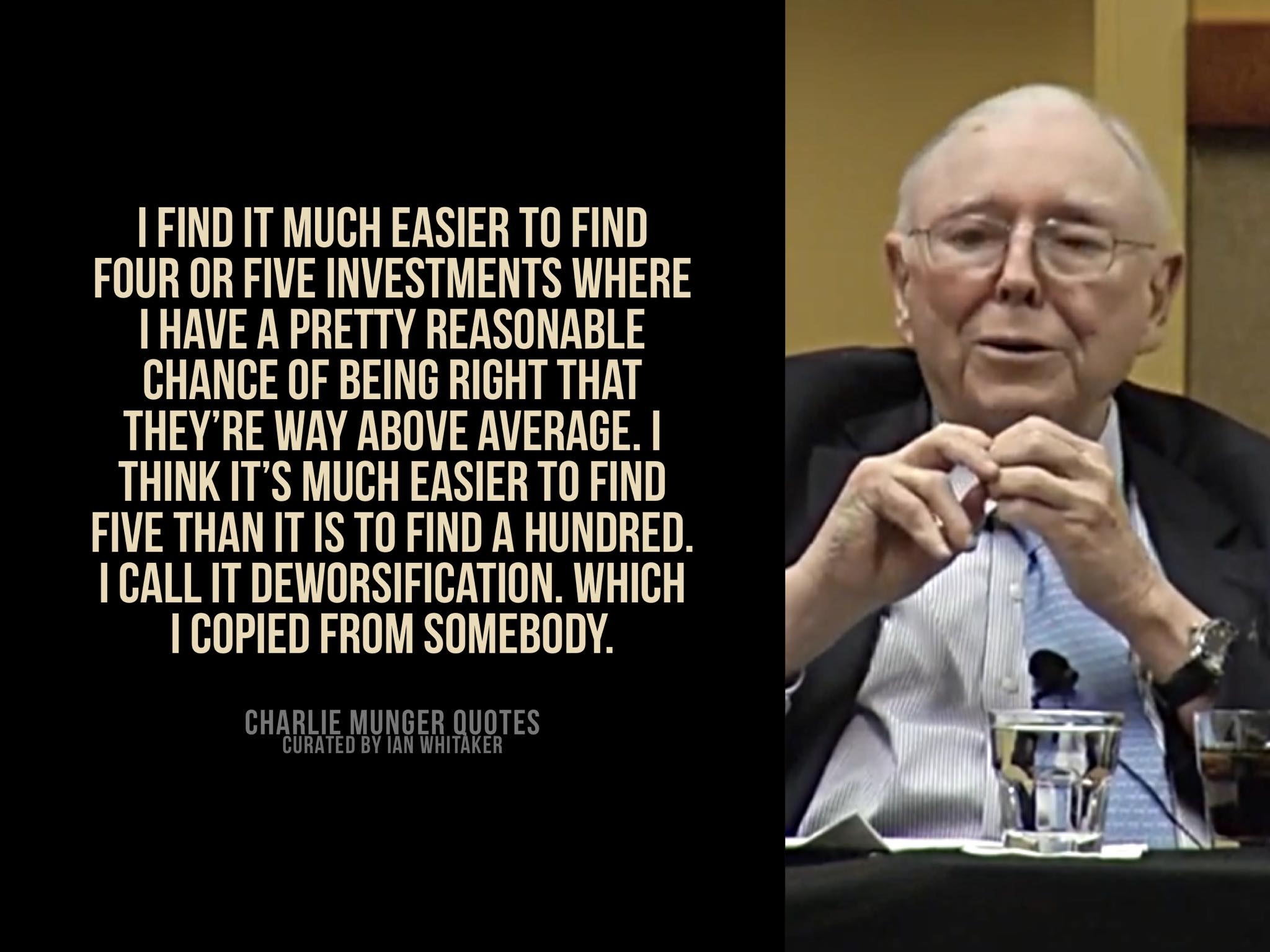 Charlie Munger Quotes Curated By Ian Whitaker Photos