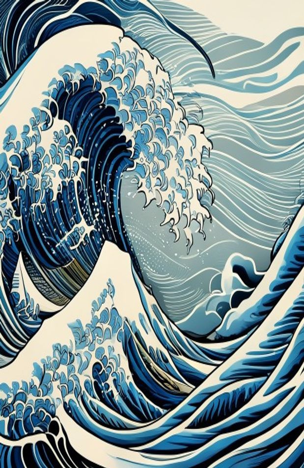 Japanese Wave Wallpaper