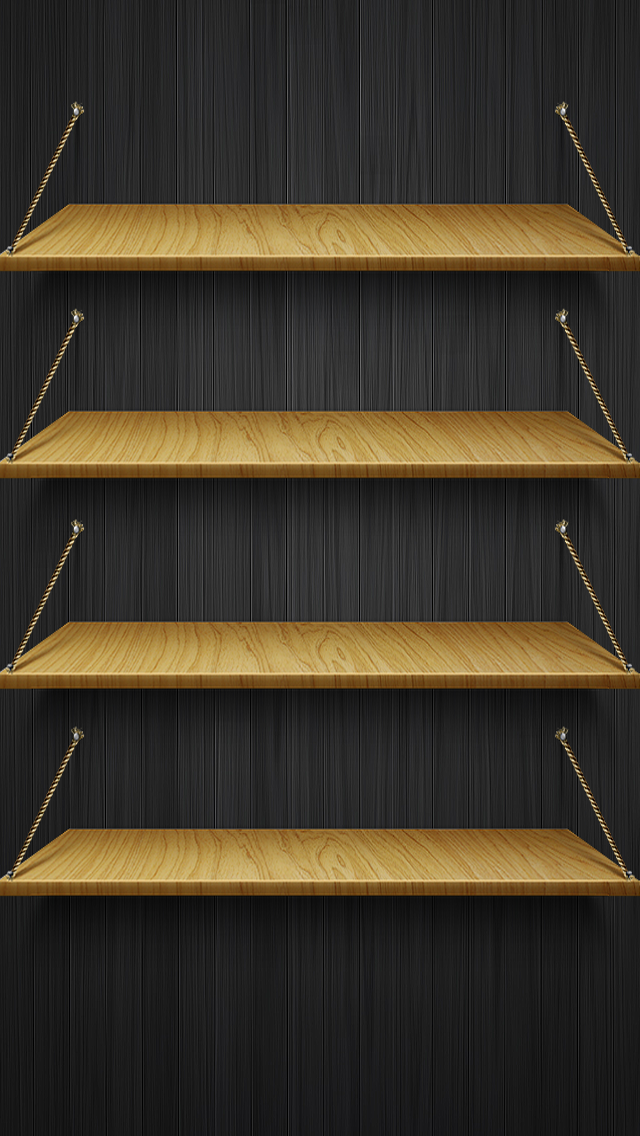 Free Download Wood Shelf HD iPhone 5 Wallpapers Touch iPhone