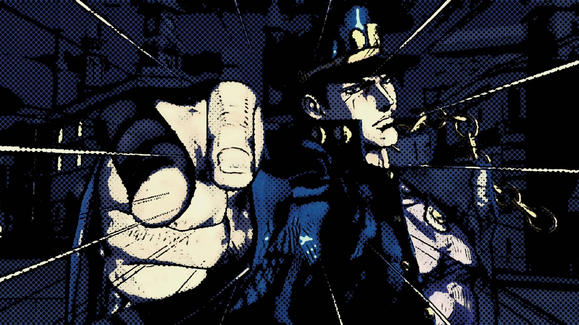 Dark Blue Jotaro Kujo 4qcla80pgev7h0vn Wallpaper