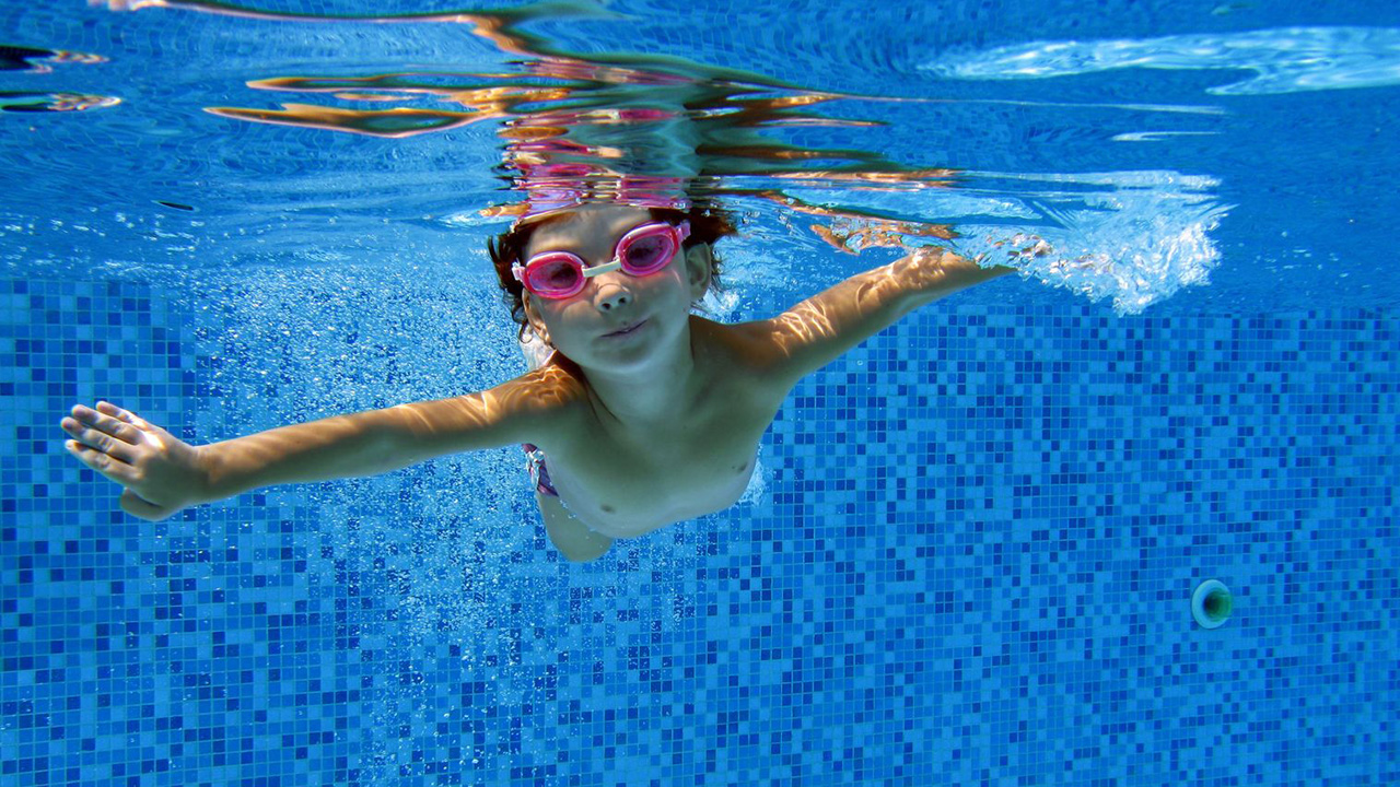 Pool Party Background Displaying Image For