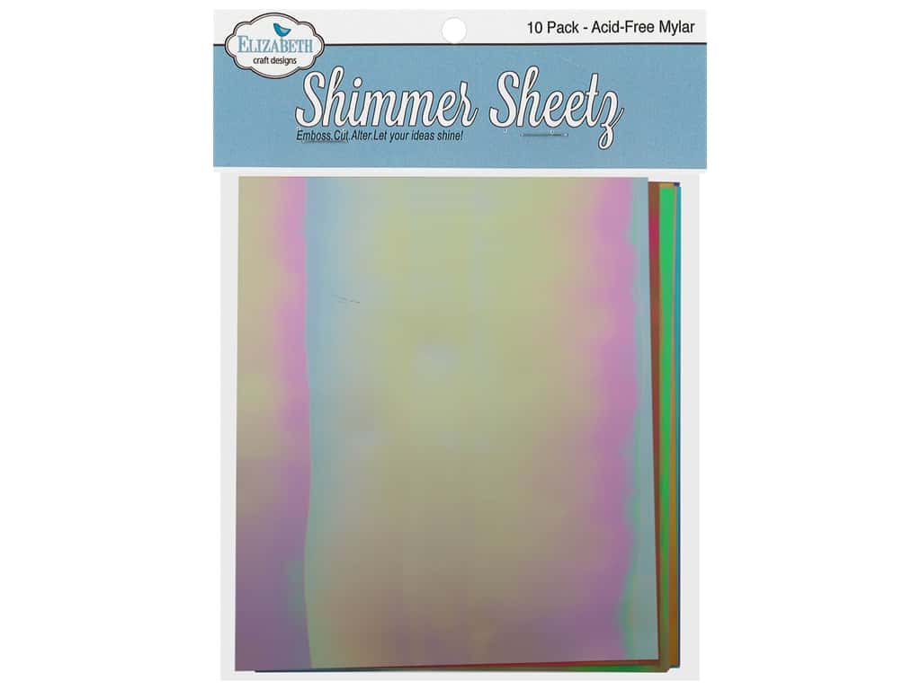 Elizabeth Craft Shimmer Sheetz Gemstone Sampler 10pc Createforless