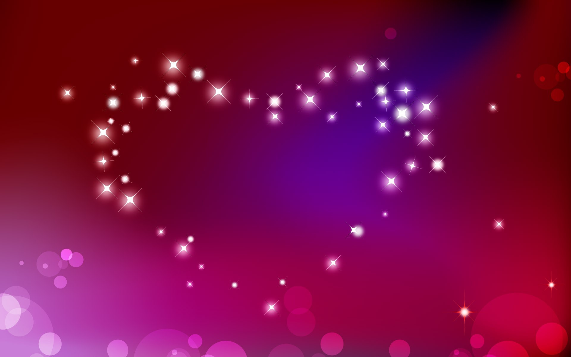 Abstract Love Wallpaper Red Hearts