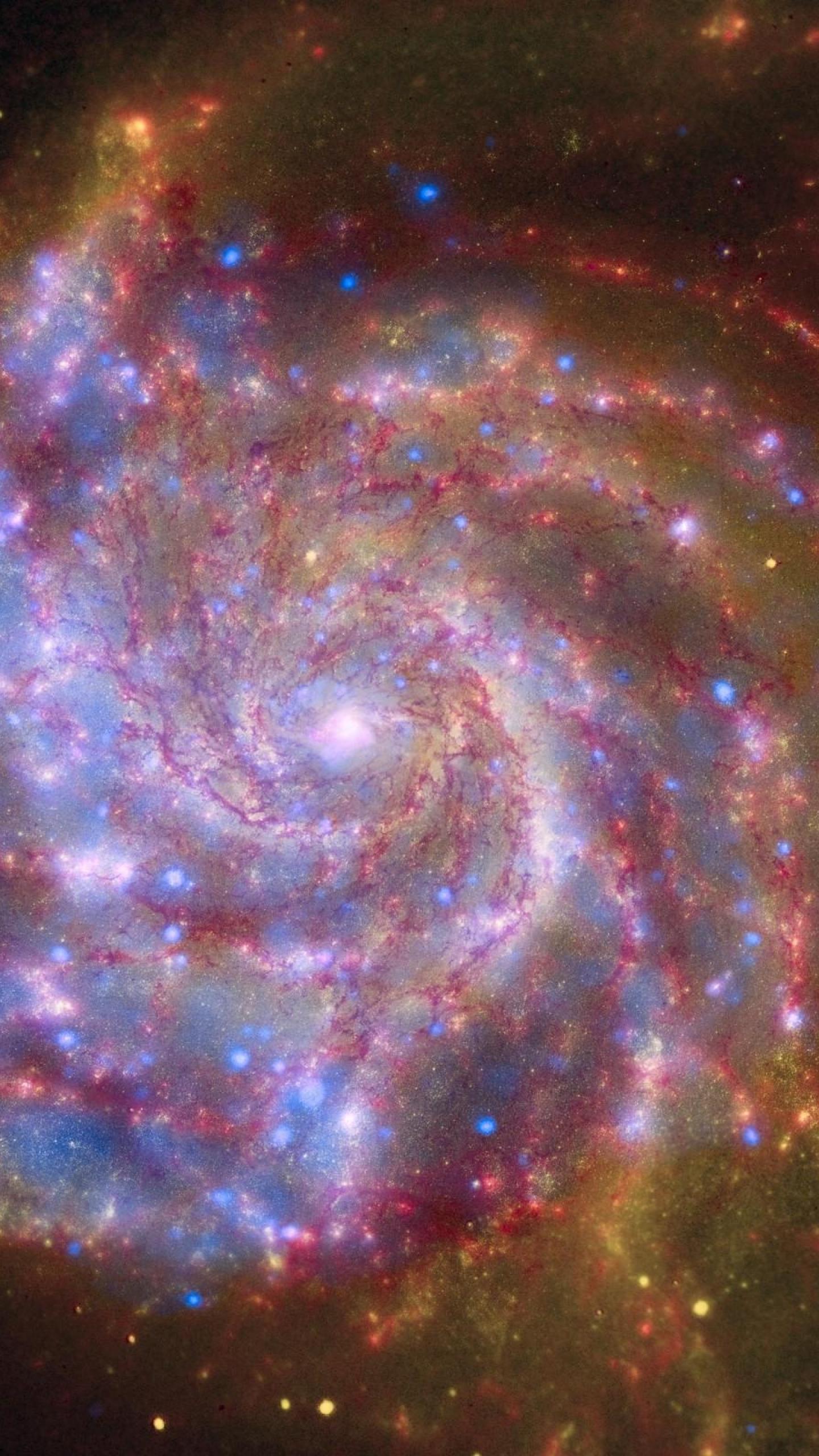Galaxy Space Spiral HD Wallpaper Desktop