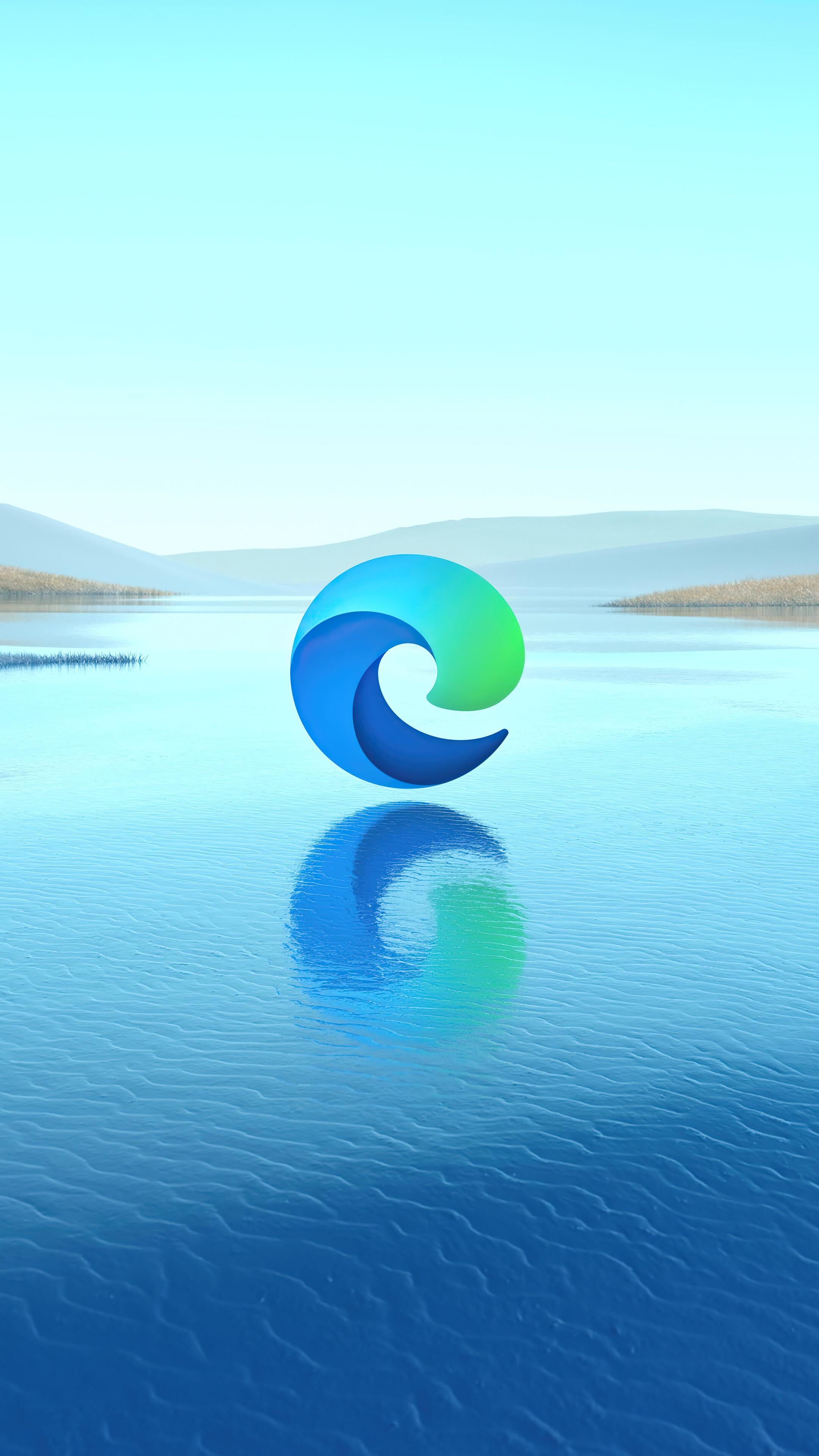 Microsoft Edge Logo 8k Wallpaper