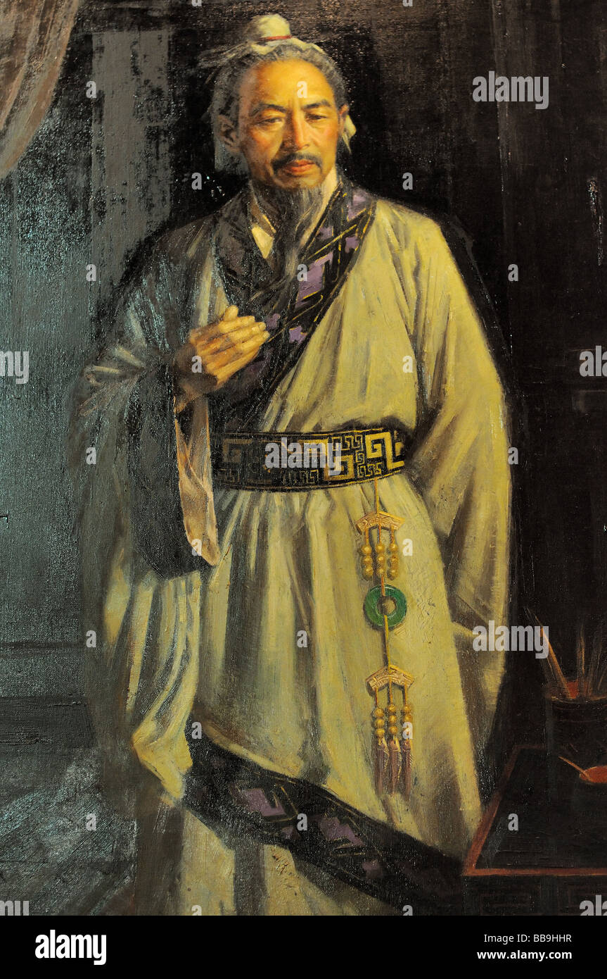 Painting Of Sun Tzu China Military Museum Beijing Wrote