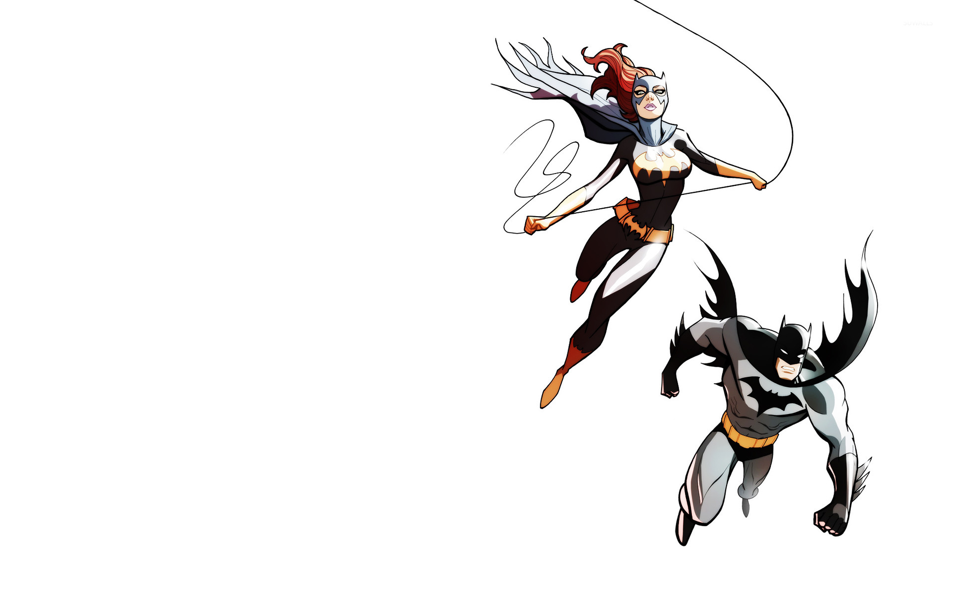 Batgirl And Batman Wallpaper Ic