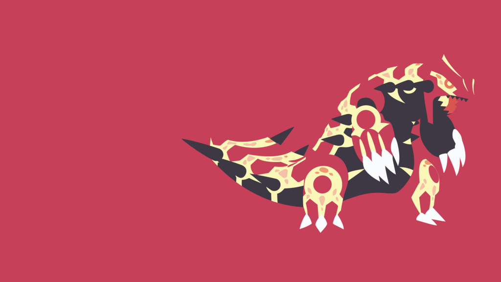 Primal Groudon Minimalist Wallpaper By Brulescorrupted