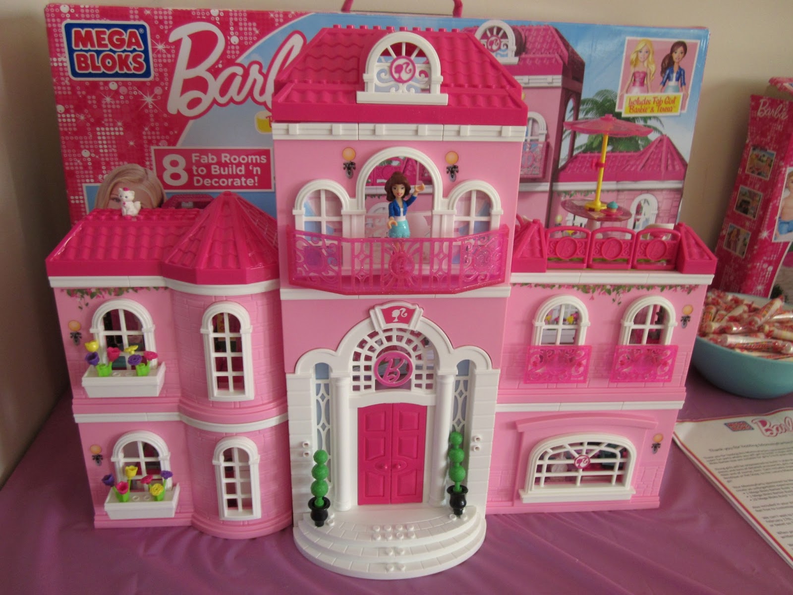 barbie dream house cake