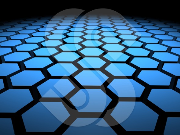 Hexagons Background Blue Copyspace Version ShazamImage