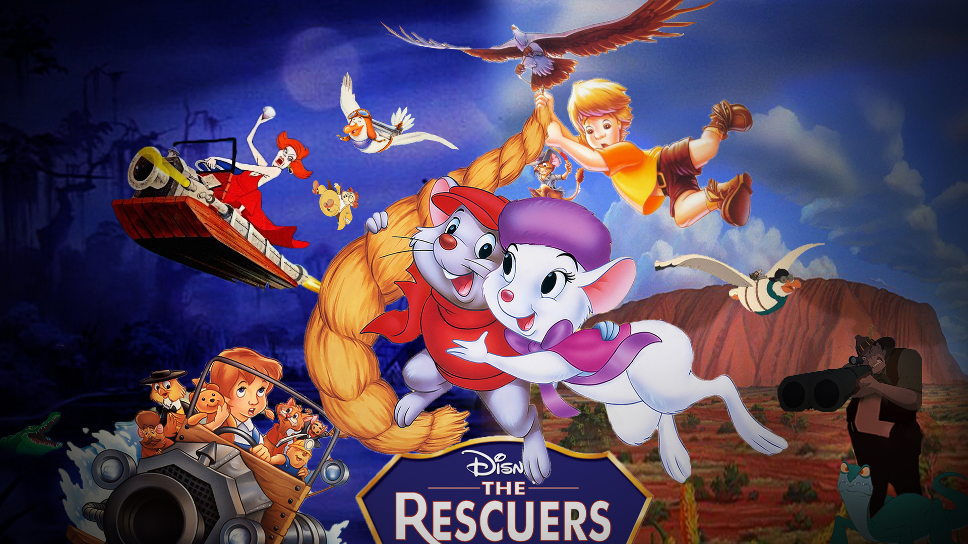 The Rescuers And Down Under Wallpaper By Thekingblader995