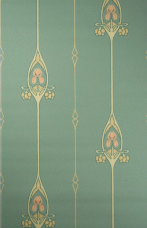 Jugendstil Tapete Art Nouveau Wallpaper Pattern Trendvee
